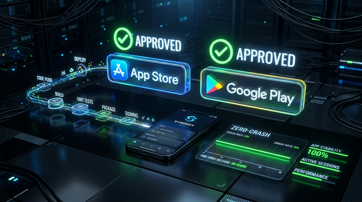 Guaranteed Apple App Store and Google Play Store Verification Badges