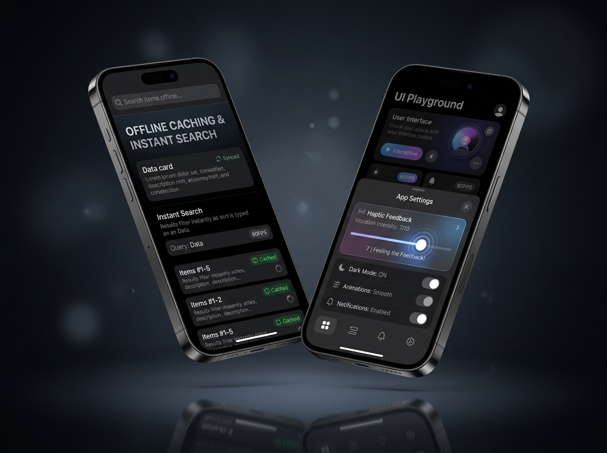 Butter-Smooth 60FPS Micro-Interactions and Bottom Sheet Navigation