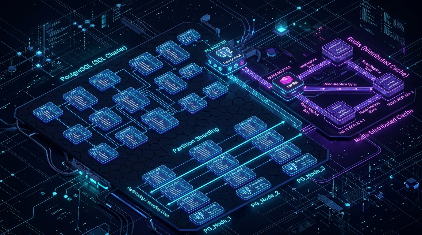 High-Throughput Relational Database Schema and Sharding Topology
