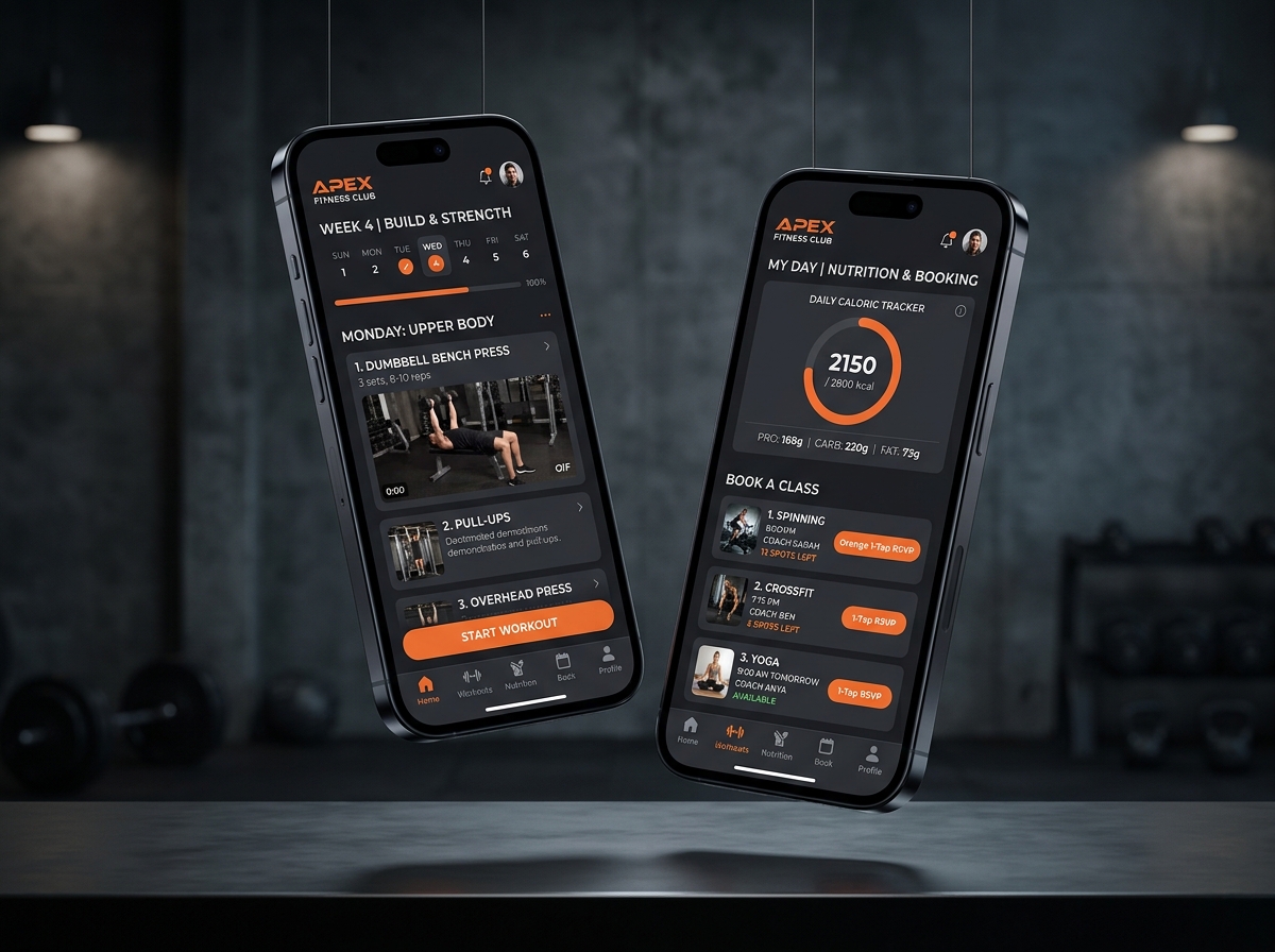 Member Workout Routine and Nutrition Companion App