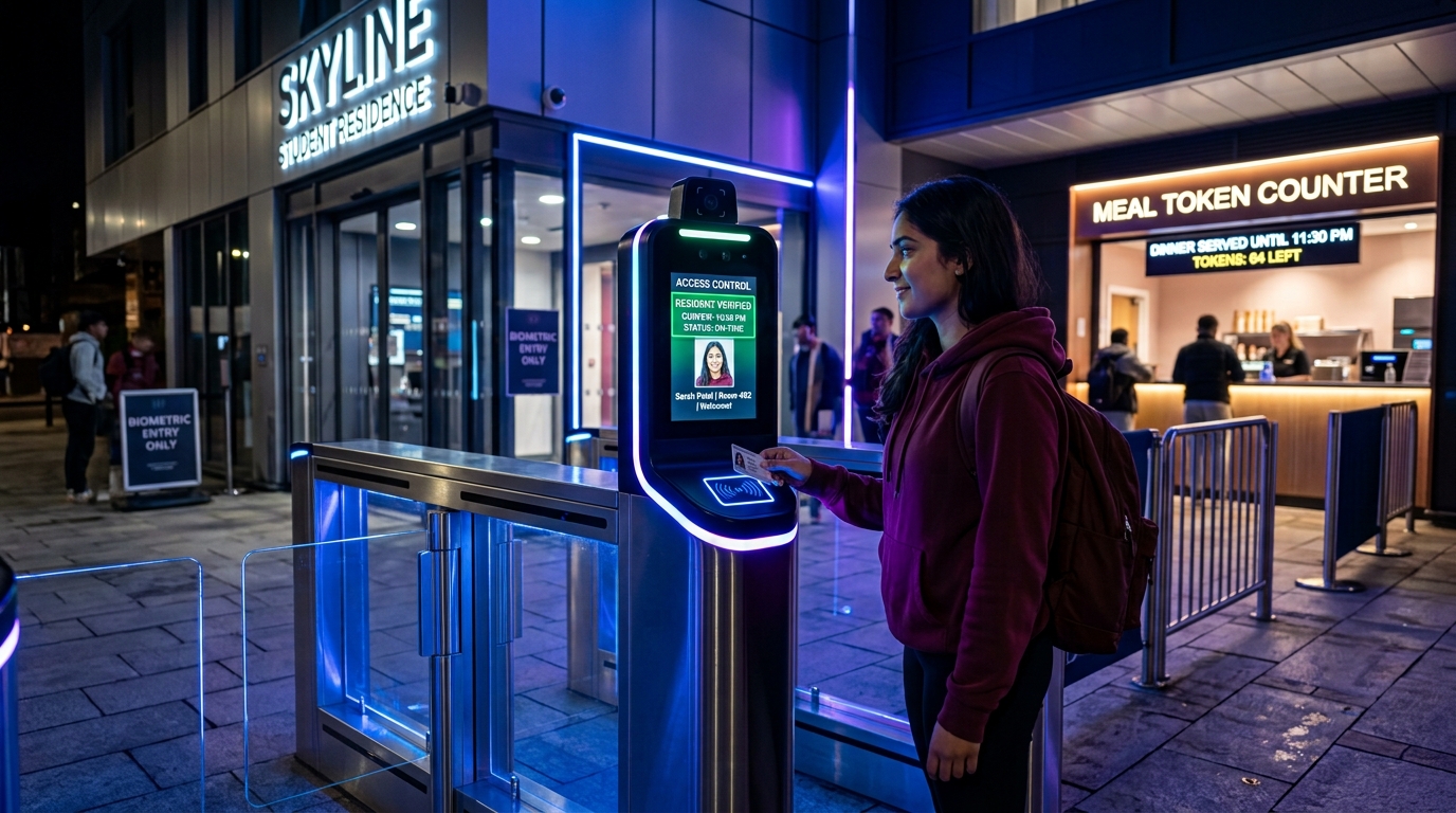 Biometric Turnstile Access Control and Mess Food Management