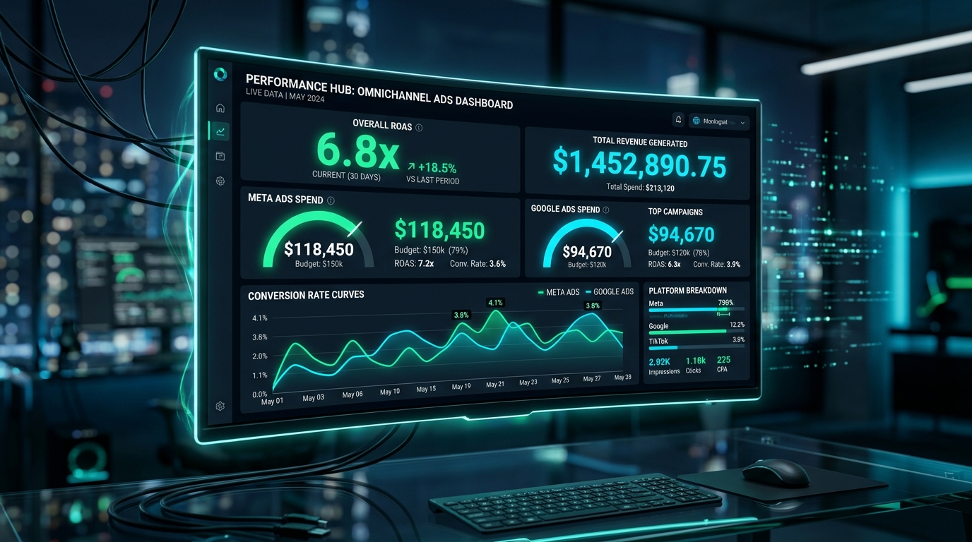 High-ROAS Paid Advertising Campaign Performance Dashboard