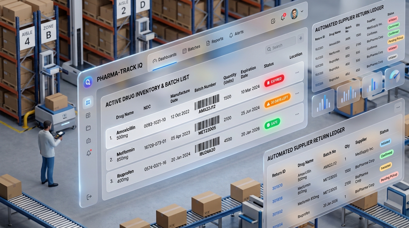 Intelligent Batch Number and Expiration Date Sentinel