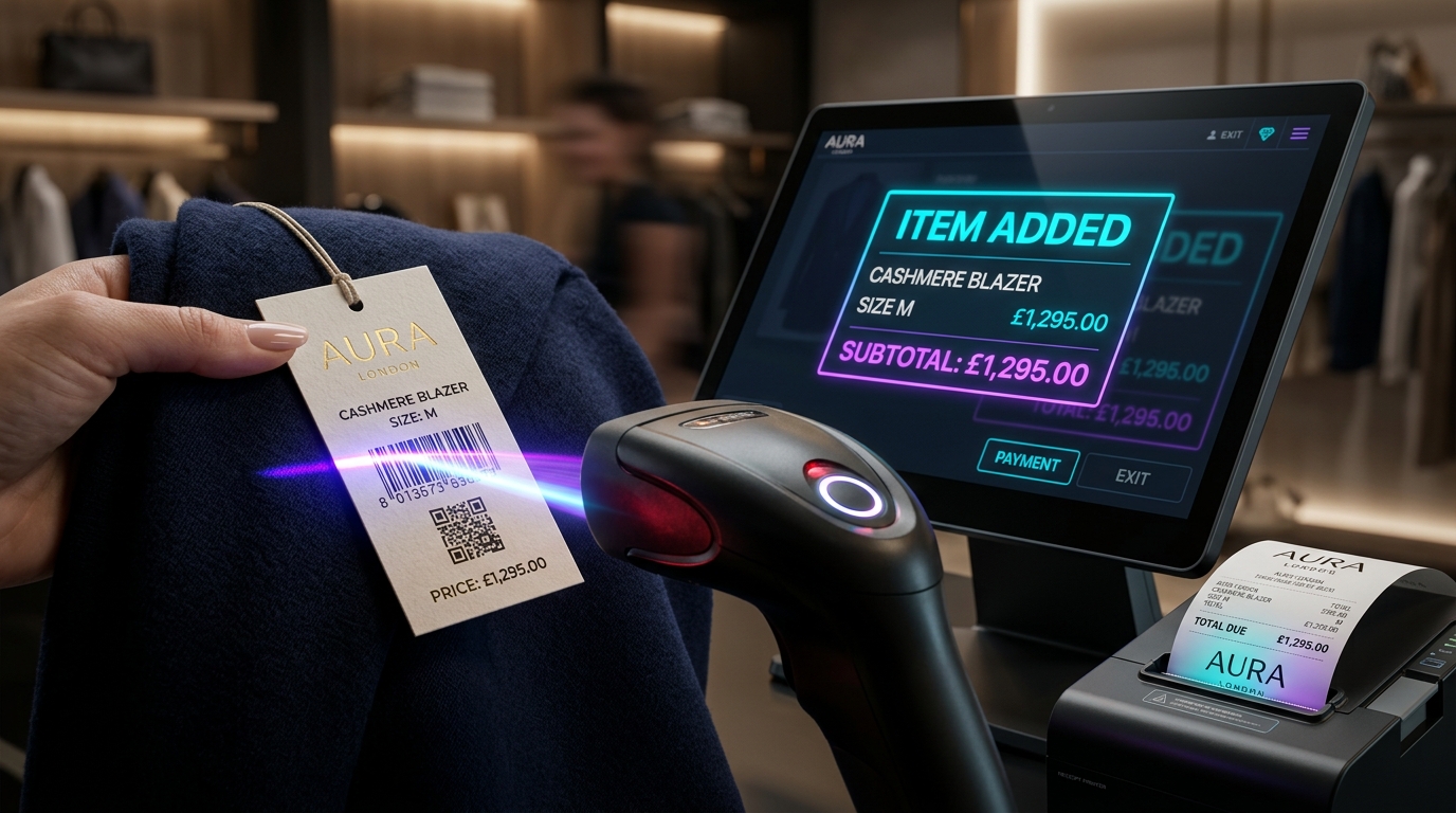 Sub-Second Barcode Billing and Split Payment Terminal
