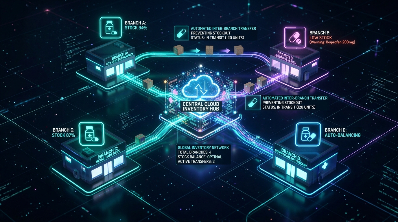 Multi-Store Retail Chain Cloud Synchronization and Telemetry