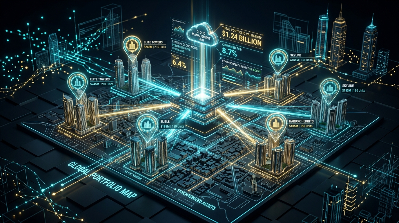 GIS Architectural Portfolio Map and Investor ROI Analytics