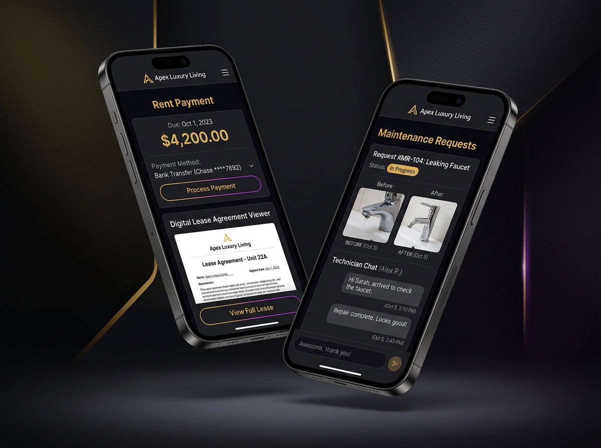 Tenant Portal Mobile App for Rent Payments and Maintenance