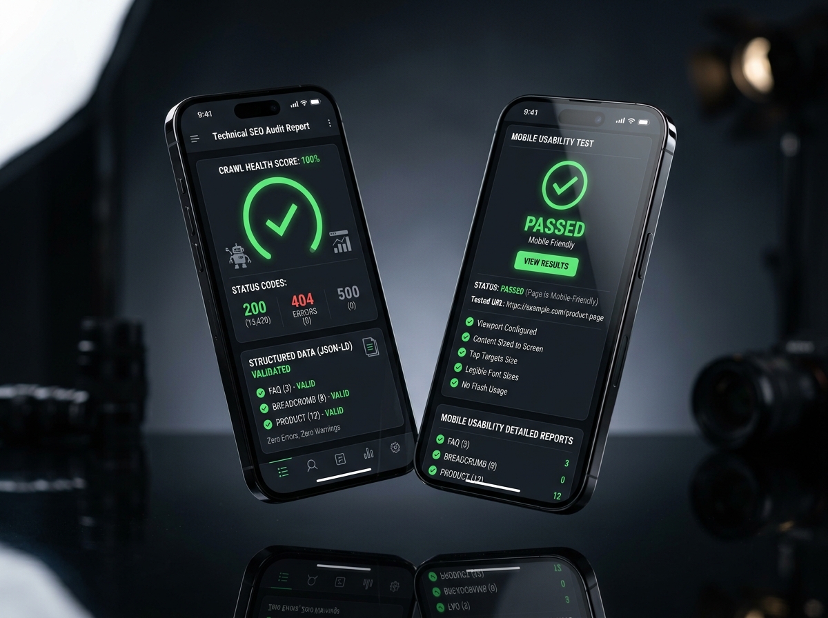 Technical SEO Crawl Health Audit and Mobile Usability Validation