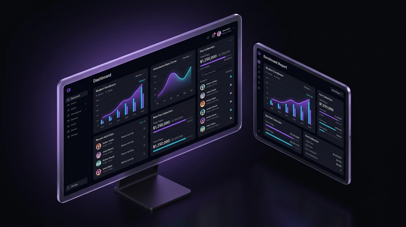 Pixels Craft School Management System Super Admin Dashboard