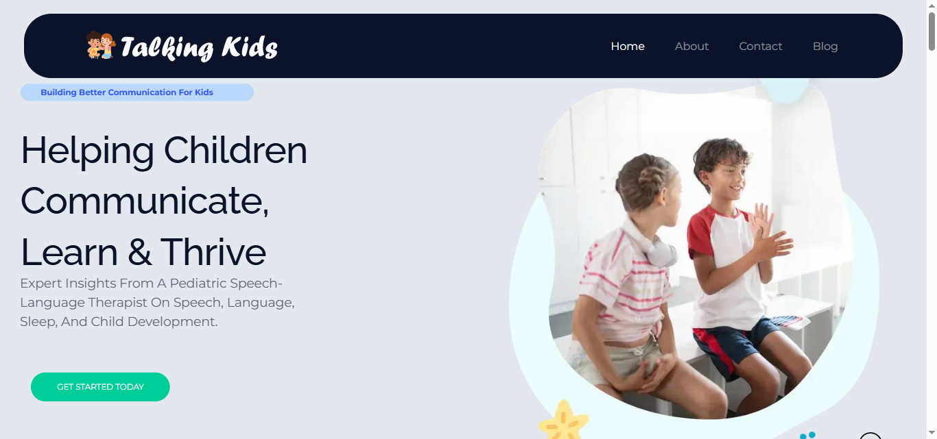Talking Kids Pediatric Therapy Showcase