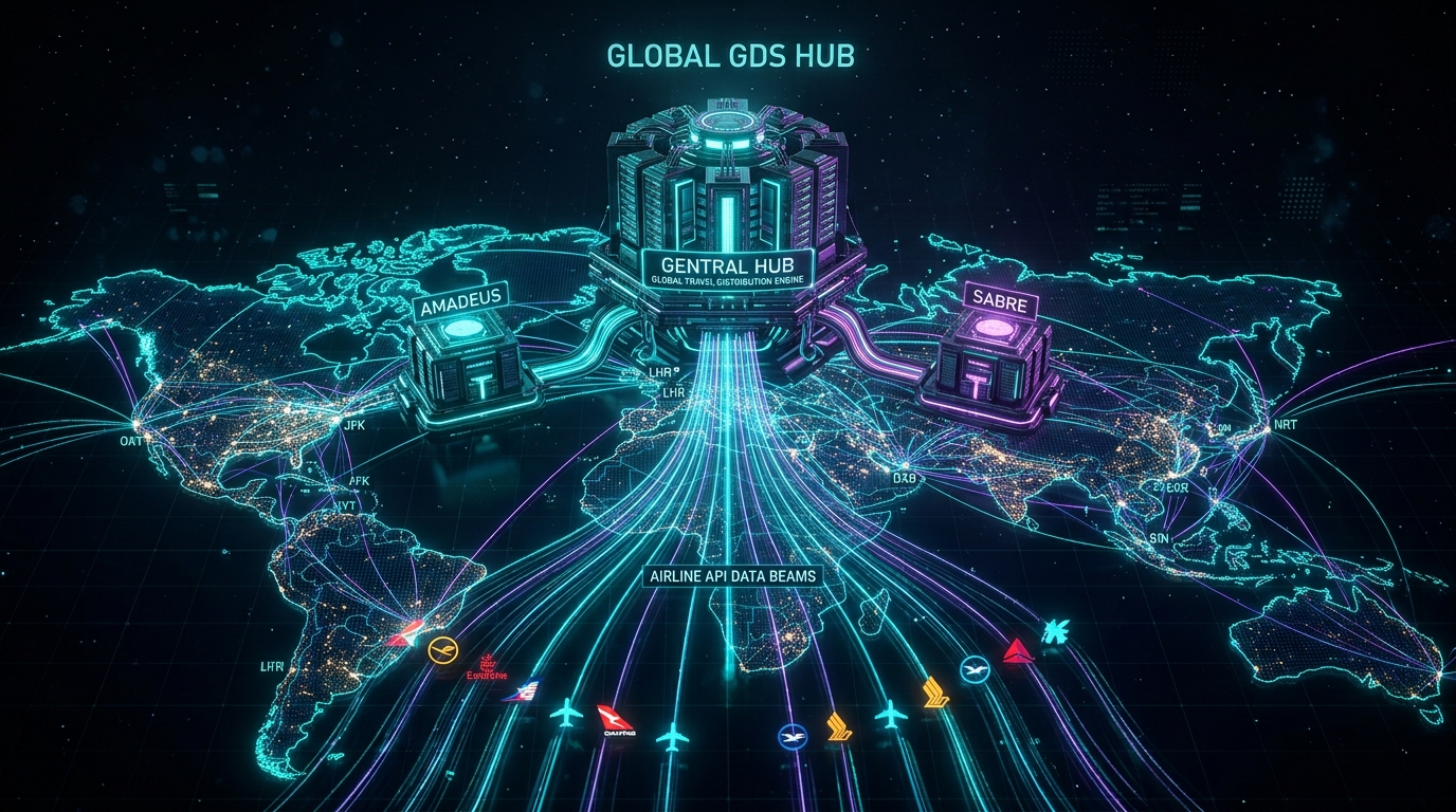 Global Travel GDS Flight and Hotel API Integration Architecture