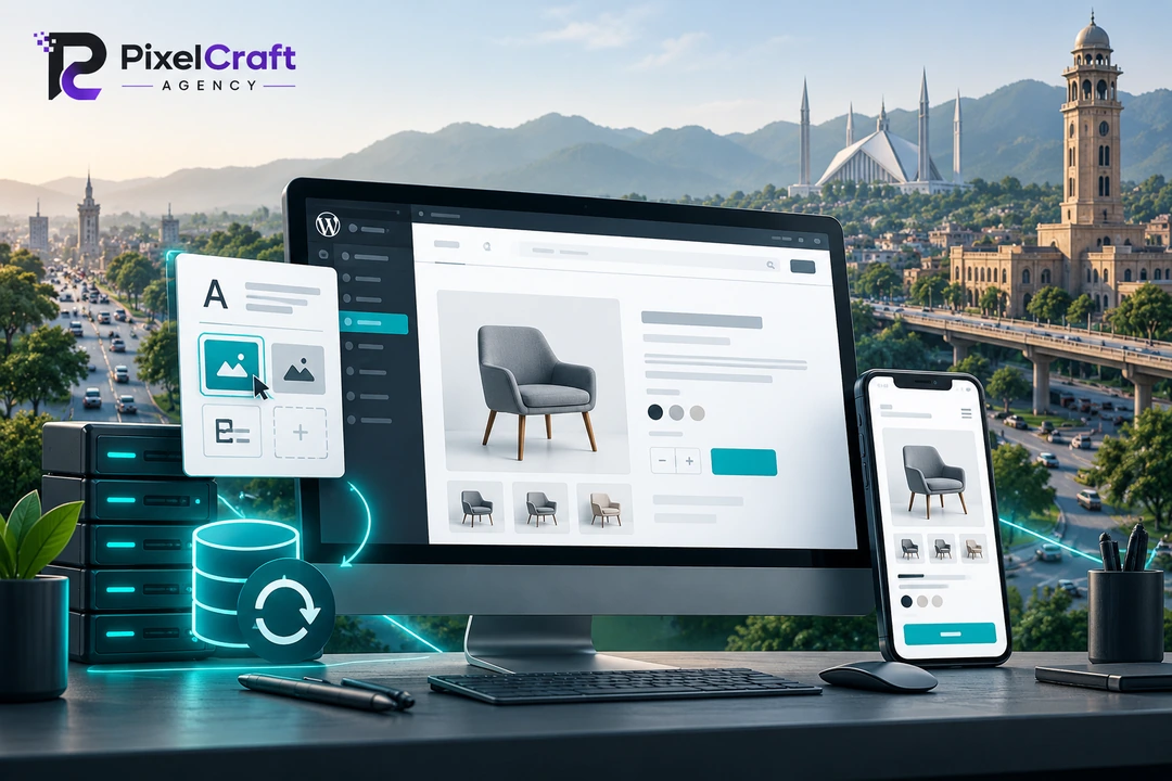 WordPress Development and Support for Rawalpindi project planning illustration